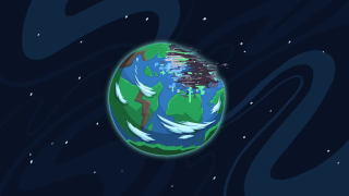Earth space blue stars black - a picture of the earth free wallpaper