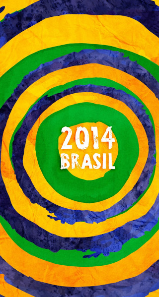 Colorful swirl 2014 brasil image - free new year wallpaper