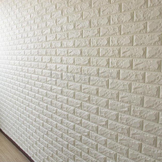 White brick wall wooden floor - a white brick wall free wallpaper