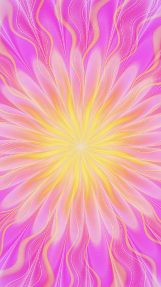 Pink yellow flower radiant metaphysical - radiant free wallpaper