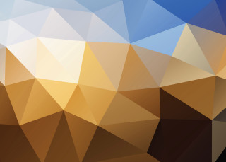 Colorful abstract lowpoly mountain buckminster - cubist free wallpaper