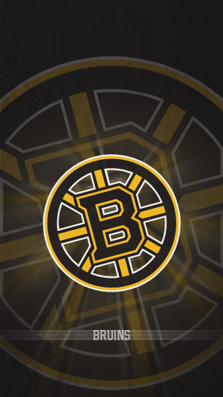 Boston hockey logo black background - folk art free wallpaper
