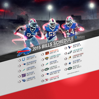Bills football game schedule poster - poster free wallpaper