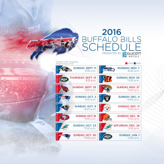 Buffalo bills football schedule poster - poster free wallpaper