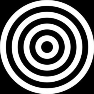 Black white circle moon opart - alexander rodchenko free wallpaper