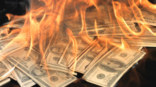 Money firepit flames pile burning - a pile of money free wallpaper