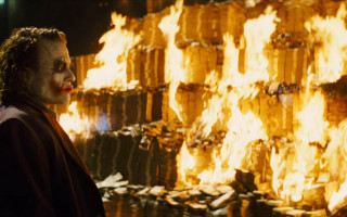 Man costume wall of fire - blood free wallpaper