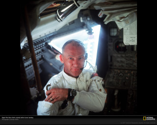 Astronaut serious space station portrait - ektachrome photograph free wallpaper