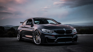 Black bmw cloudy sky 3d - cloudy free wallpaper