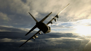Fighter jets cloudy sky sun 4 - the sun behind them free wallpaper