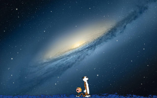 Cat hill galaxy stars bright - a galaxy free wallpaper