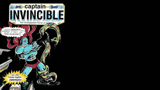 Captain invinible comic book cover - underground comix free wallpaper