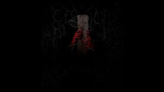 Dark red black design hand - a woodcut free wallpaper