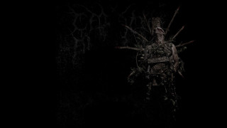 Man camouflage knife dark trees - the dark free wallpaper