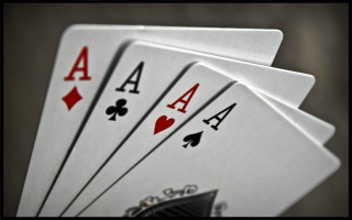 Four kind cards heart abstract - abstract illusionism free wallpaper