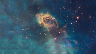 Large star cluster blue background 2 - a large star cluster in the sky free wallpaper
