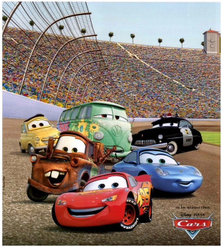 Race track cars stadium sky - a poster free wallpaper