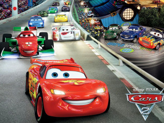 Cars driving street crowd people - a group of cars free wallpaper