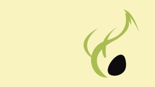 Green black logo circle leaf - a black circle free wallpaper