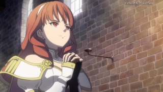 Woman red hair sword brick - ada gladys killins free wallpaper