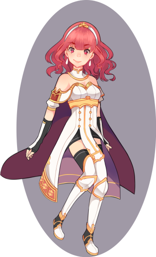 Woman white red outfit cape - outfit free wallpaper