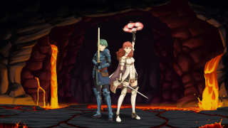 Couple cave sword light fire - a cave free wallpaper