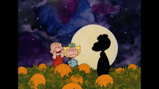 Cartoon family pumpkins full moon - stuckism free wallpaper