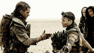 Man talking woman motorcycle desert - other person free wallpaper