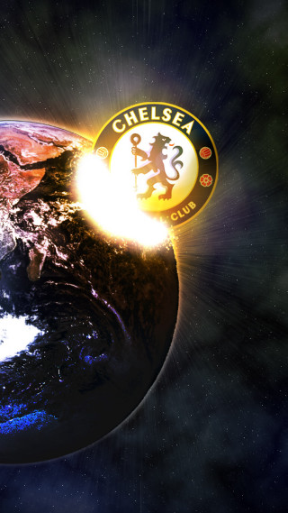 Planet cheese logo light emitting - ecological art free wallpaper