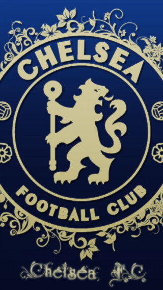 Chelsea lion gold foiling blue - carles delclaux i free wallpaper