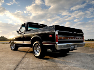 Black truck concrete road cloudy - cloudy free wallpaper