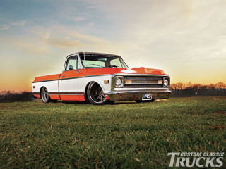 Classic truck field sunset clouds - classic free wallpaper