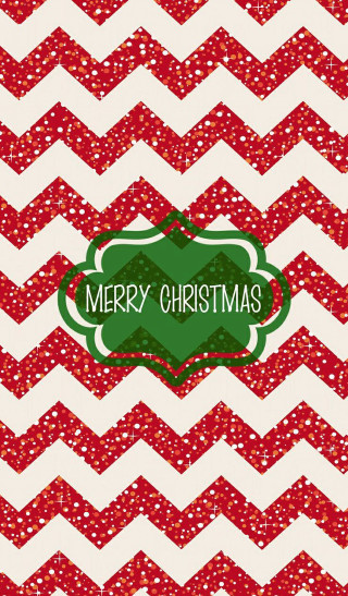 Red white chevron christmas card - anne rigney free wallpaper