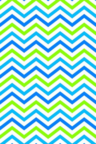 Green blue zigzag pattern white - river free wallpaper