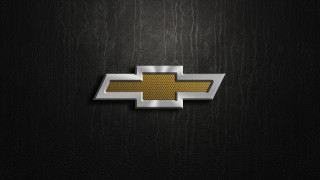 Chevrolet logo black leather gold - metallic free wallpaper