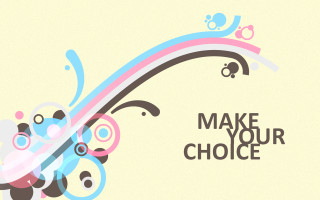 Colorful quote make your choice - a.d.m. cooper free wallpaper