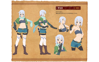 Paper model woman poses character - concept art free wallpaper