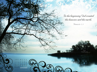 Tree lake quote autumn digital - a quote free wallpaper for desktop