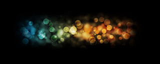 Blurry lights black background volumetric - a blurry image free wallpaper