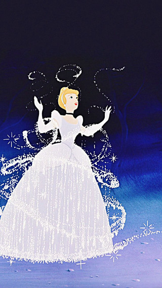 Princess white dress snowflake arms - a snowflake free wallpaper