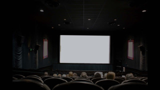 Large screen dark room people - chair free wallpaper