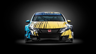 Yellow blue honda civic digital - private press free wallpaper