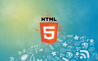 Html symbols flying background image - a picture of a bunch free wallpaper
