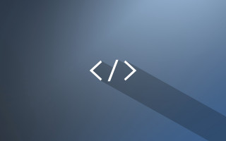 Computer screen programming symbol shadow - a computer screen free wallpaper for desktop