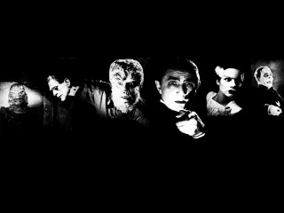 Creepy face dark room group - charles codman free wallpaper