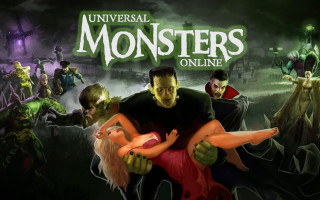 Monsters man woman dress holding - computer graphic free wallpaper