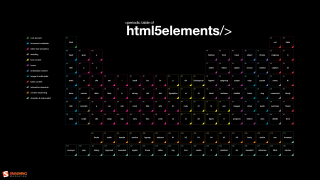 Black background colorful text white - a line free wallpaper
