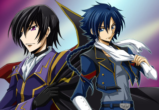 Anime characters purple background blue - a purple background free wallpaper