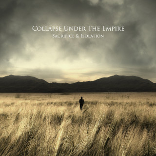Person standing field sky dark - a mountain range in the distance free wallpaper