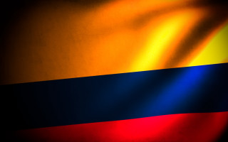 Rainbow colored flag black background - flag free wallpaper